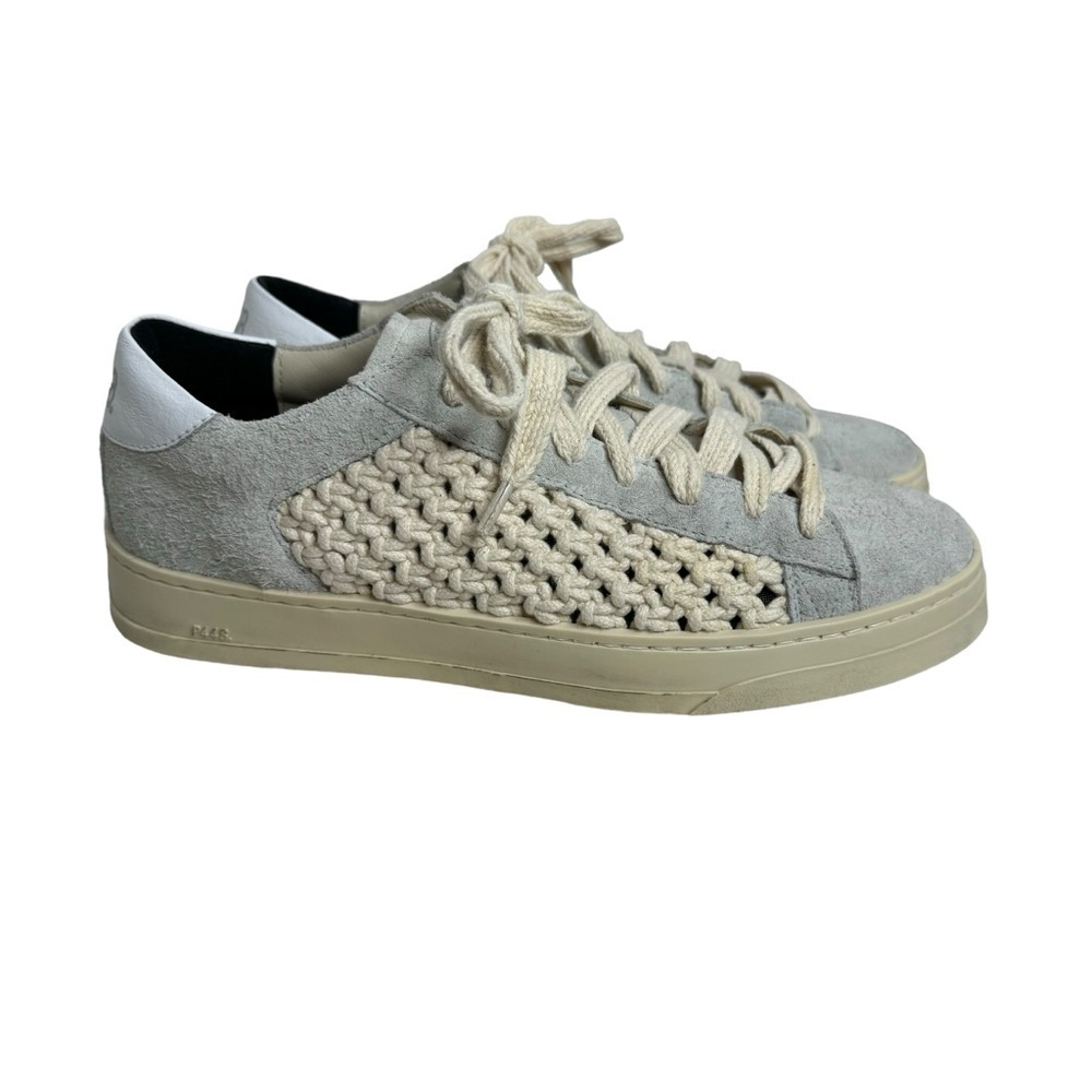 P448 Jack Sneaker Macrame Ecru 39 US 8.5 - Picture 1 of 10